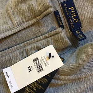 Ralph Lauren 1/3 zip pull over sweater. XXL NWT